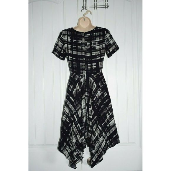 COREY LYNN CALTER Plaid Handkerchief Dress sz. 0 - Picture 3 of 3